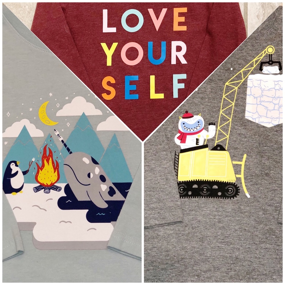 Cat & Jack 3T long sleeve t-shirt bundle!